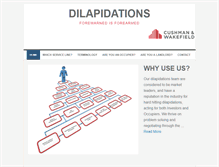 Tablet Screenshot of dilapidations.net